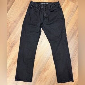 Old Navy Men's Black Straight Jeans